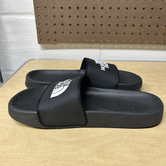 The North Face Base Camp TNF Black White Slides Slip-On Sandals Shoes Women's 10 - Picture 6 of 9